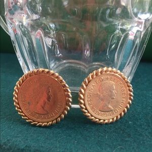 Susan B. Anthony Coin Replica CLIP-ON Studs